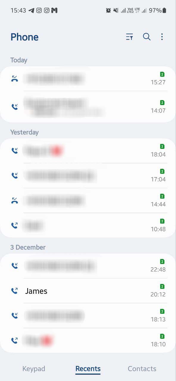 Samsung One UI 5.0 block calls