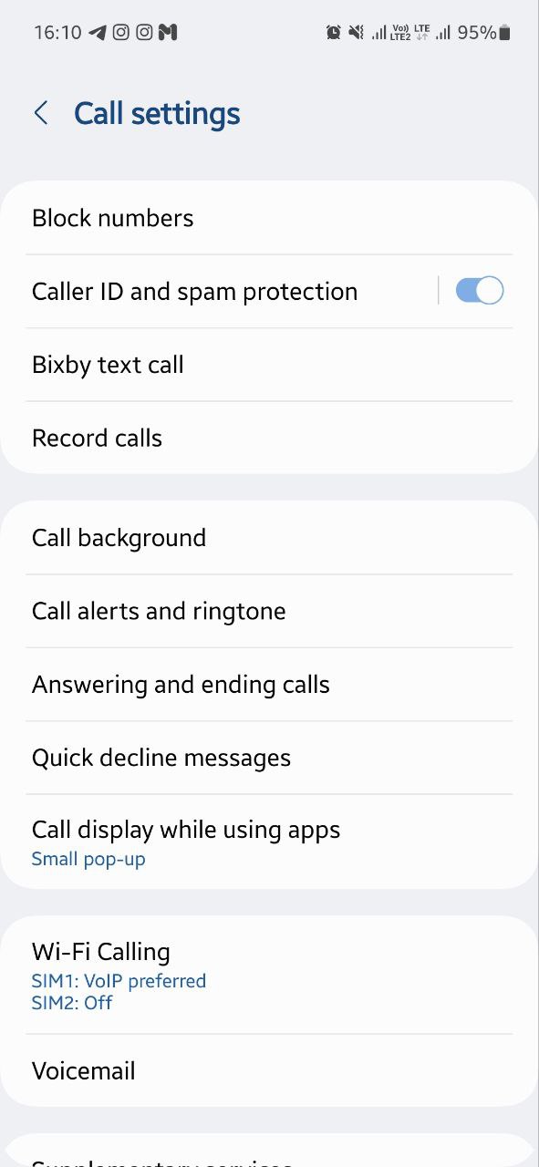 Samsung One UI 5.0 block calls