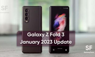 Samsung Fold 3 January 2023 update