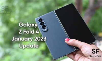 Samsung Fold 4 January 2023 update