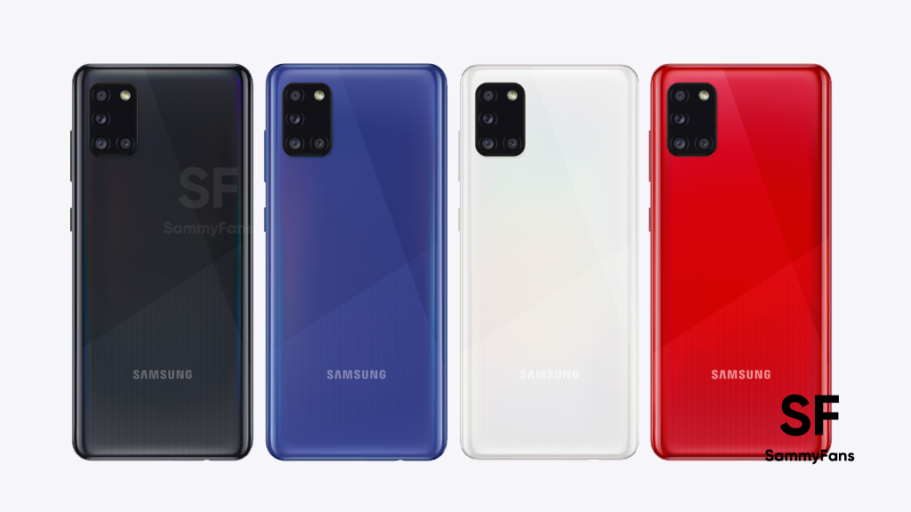 Samsung A31 October 2022 update