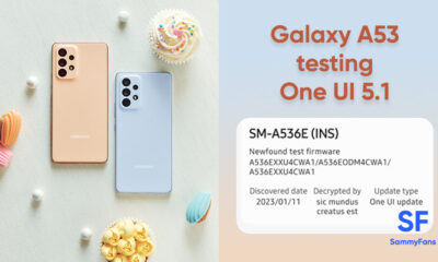 Samsung Galaxy A53 One UI 5.1