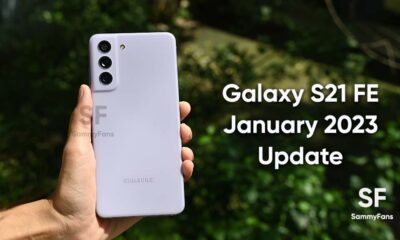 Samsung S21 FE January 2023 update