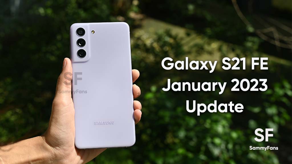 Samsung S21 FE January 2023 update