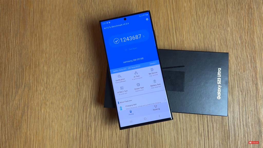 Samsung S23 Ultra AnTuTu scores