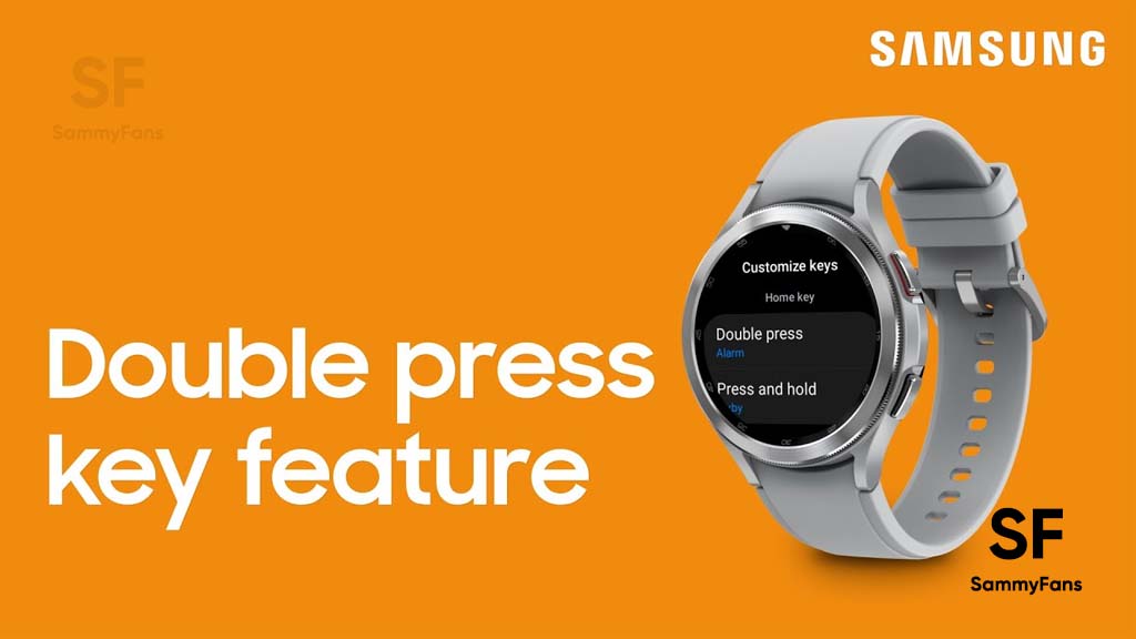 Samsung Watch 5 customize side keys