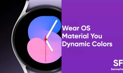 Samsung Galaxy Watch Wear OS Material You Dynamic Colors