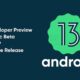 Google Android 13 Roadmap