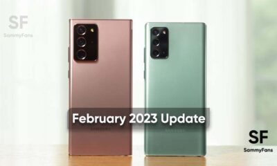 Samsung Note 20 February 2023 update US