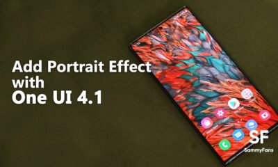 One uI 4.1 add portrait effect