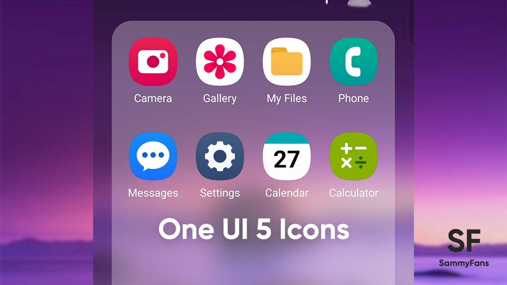 Samsung One UI 5.0 Icons