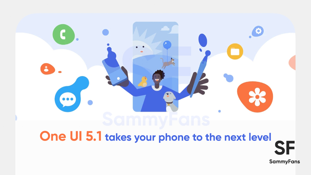 Samsung One UI 5.1 Promo Logo