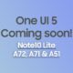 Samsung One UI 5.0 Note 10 Lite, A72, A71, A51