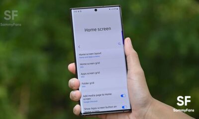 Samsung One UI Home screen