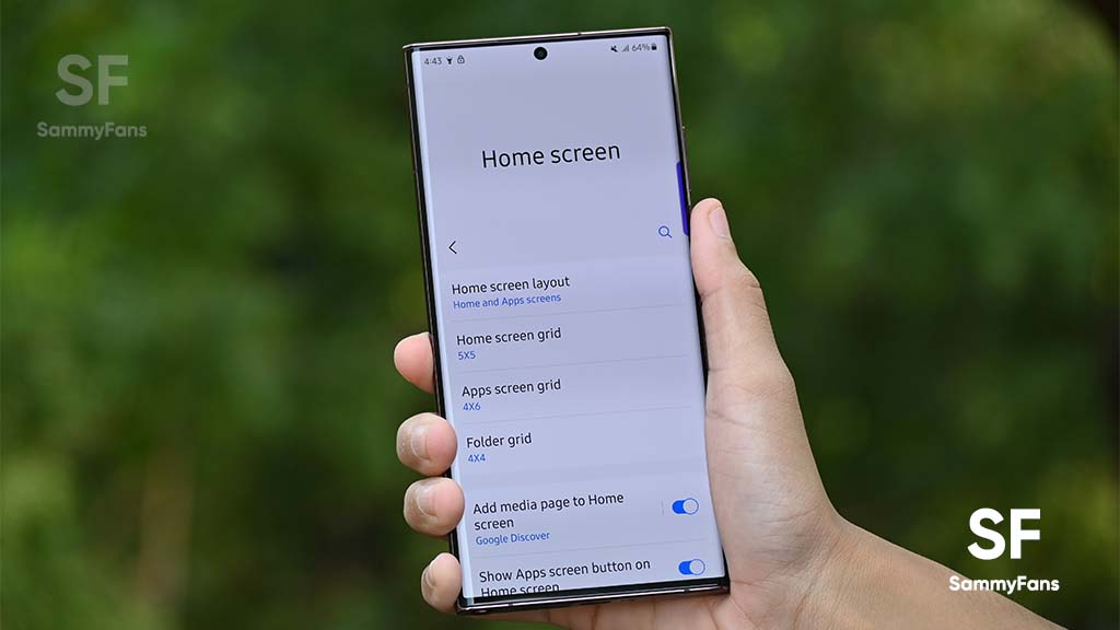 Samsung One UI Home February 2023 update