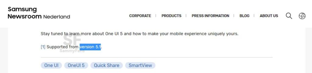 One UI 5.1 Samsung Newsroom