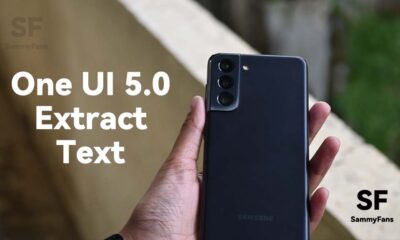 Samsung S21 One UI 5.0 Extract text