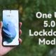 Samsung S21 One UI 5.0 Lockdown mode