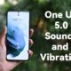 Samsung S21 One UI 5.0 Sounds and vibration