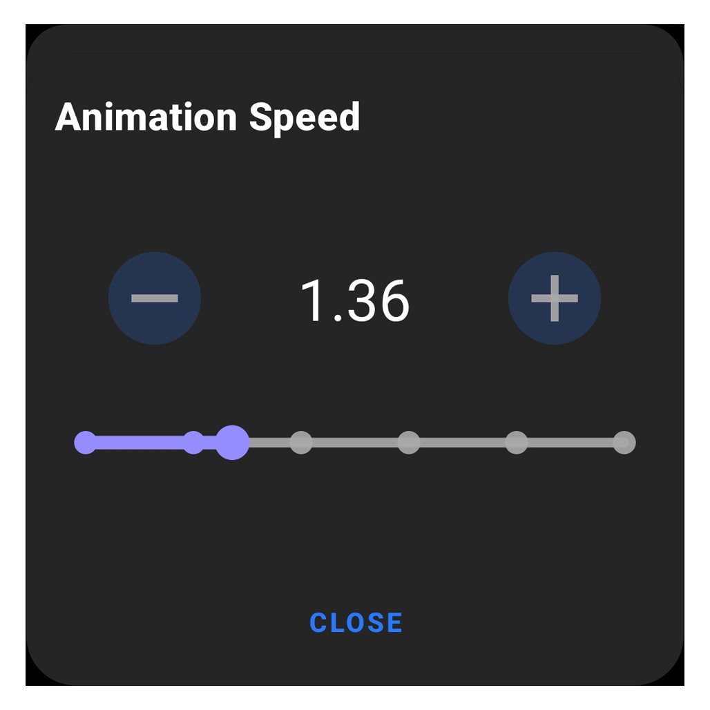 Samsung system animations possibilities