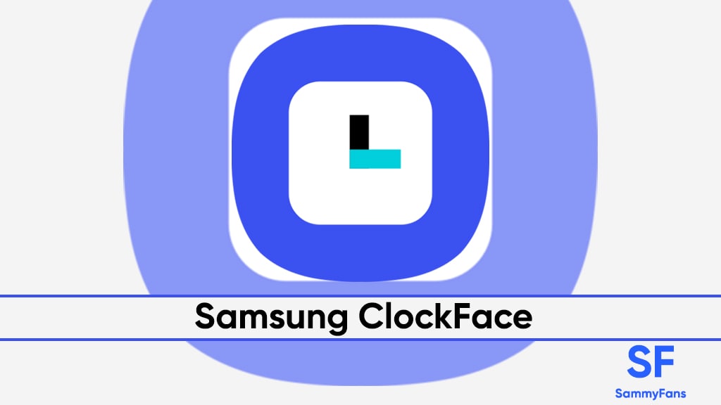 Samsung Clockface update