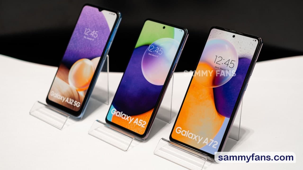 Samsung Galaxy A32, Galaxy A52 and Galaxy A72