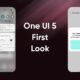 Samsung One UI 5 first look