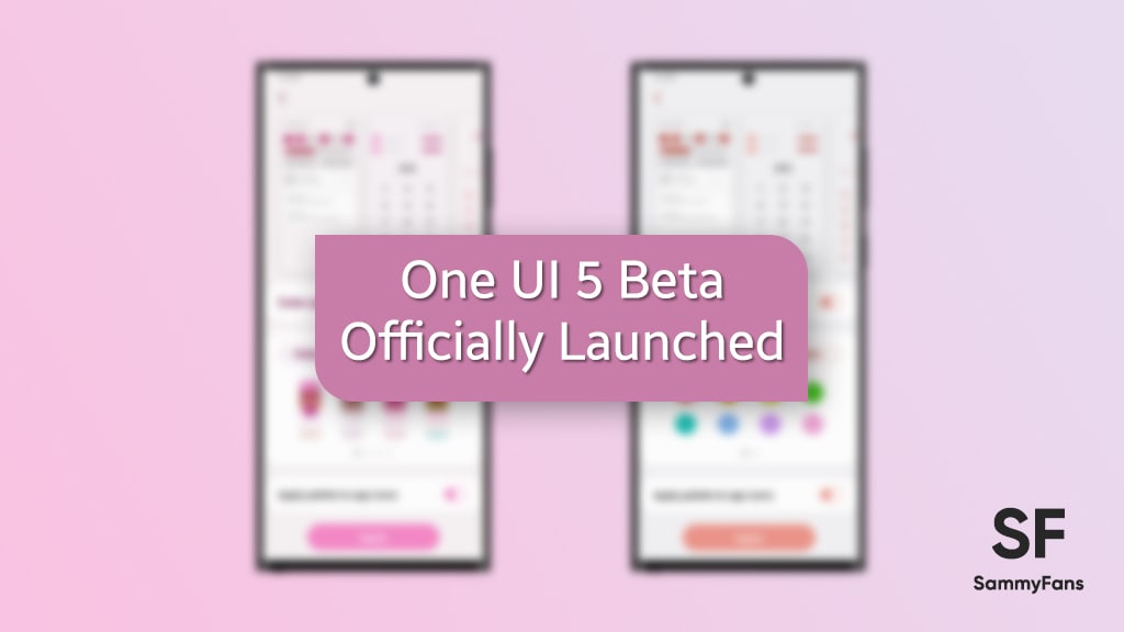 Samsung One UI 5 Beta
