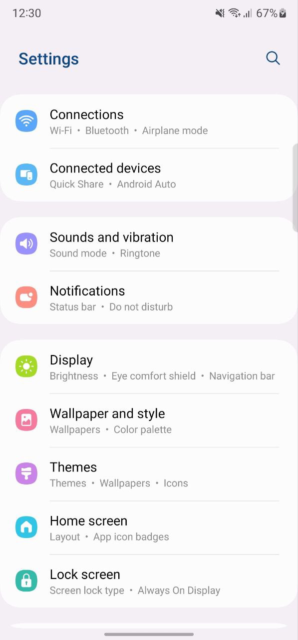 Samsung One UI 5.0 Connected Devices