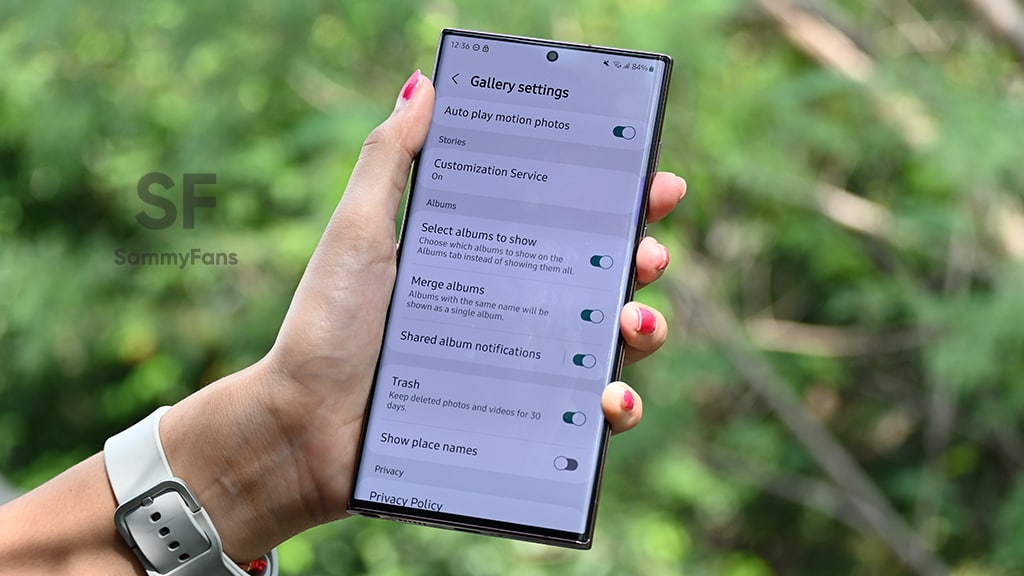 Samsung Gallery update March 2023 update