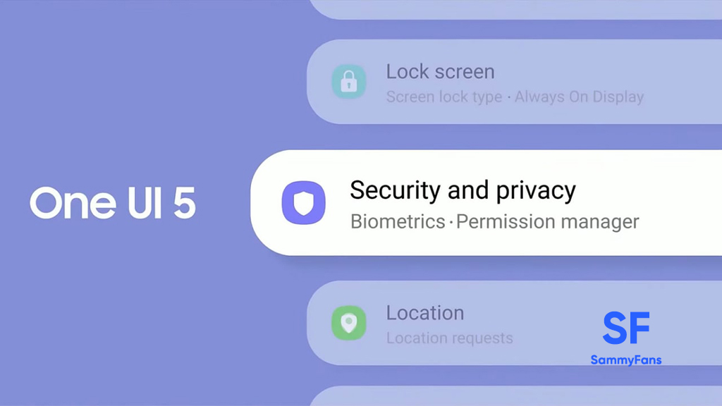 Samsung One UI 5.0 security