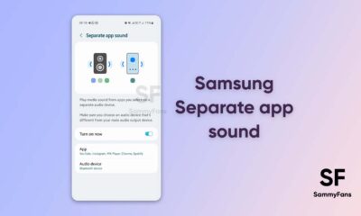 Samsung Separate app sound