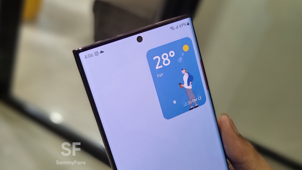 Samsung Weather Widget March 2023 Update