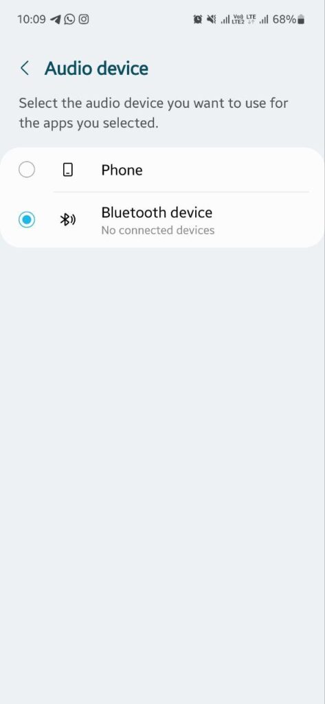 Samsung Separate app sound